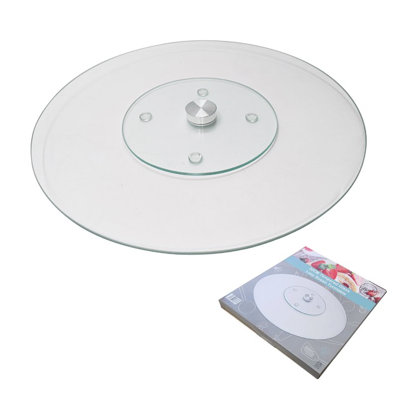 Glass Cake Stand/Lazy Susan 30*30*2.2CM — photo 1 of 1