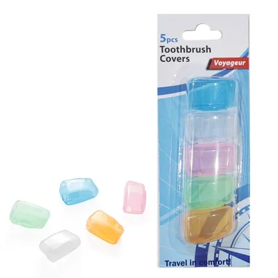 Travel Toothbrush Cover 5pc Set