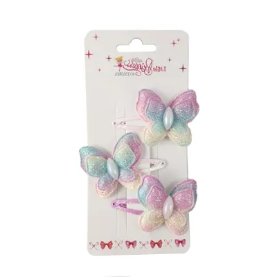 Kids Hair Clips 3pc