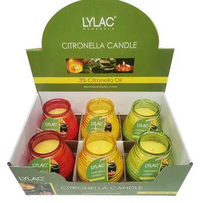 Citronella Candle in Glass Jar