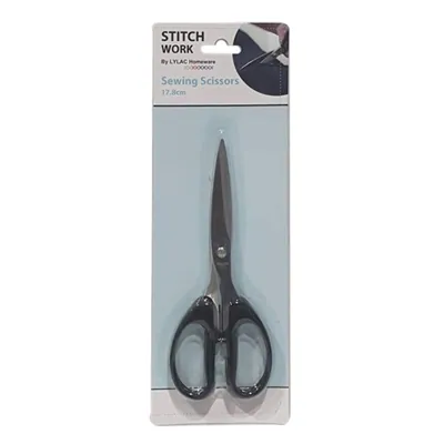 Stitchwork Sewing Scissors Black 7.3x17.8cm