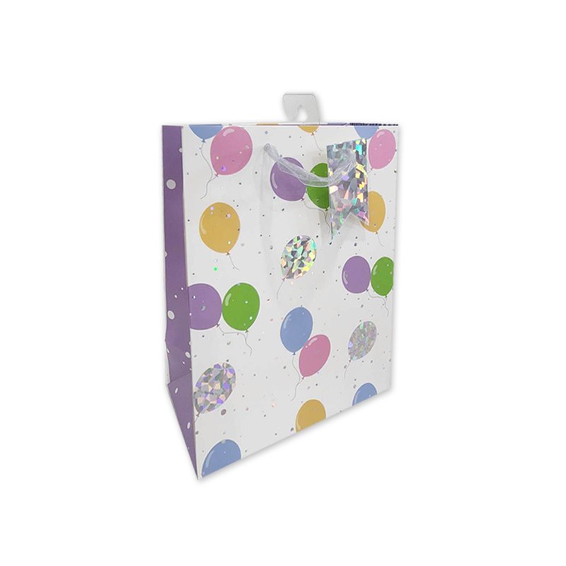 Gift Bag Balloons Gold Stamp Medium 18x23x10cm — photo 1 of 1