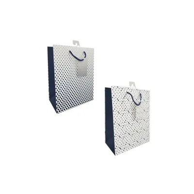 Gift Bag Blue Patterns XS 11.1x13.7x6.2cm