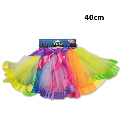 Party Tutu Rainbow Colors 40cm