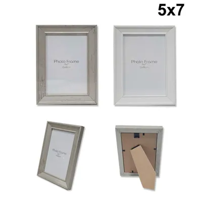 White & Silver Photo Frame