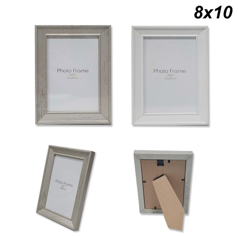 White & Silver Photo Frame — photo 1 of 1