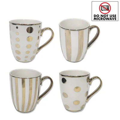 Ceramic Mug — Gold Pattern
