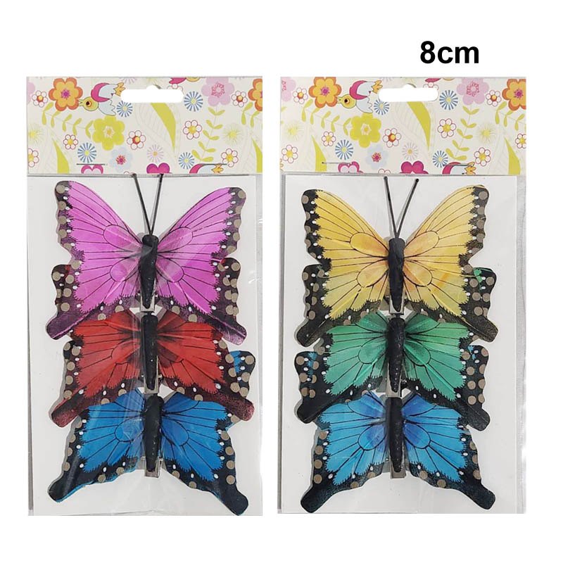 Craft Butterfly 8cm pk3 — photo 1 of 1