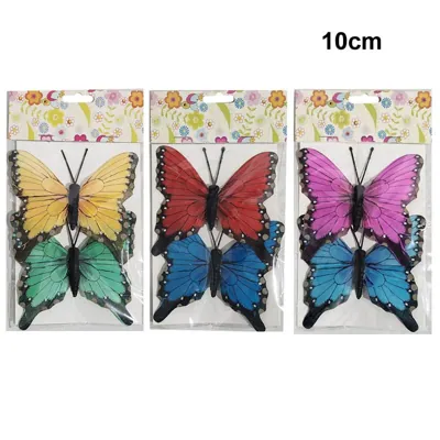 Craft Butterfly 10cm pk2