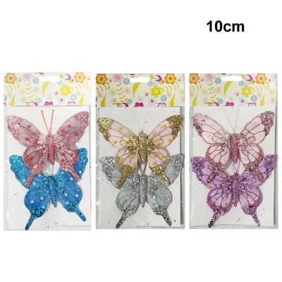 Craft Butterfly 10cm pk2