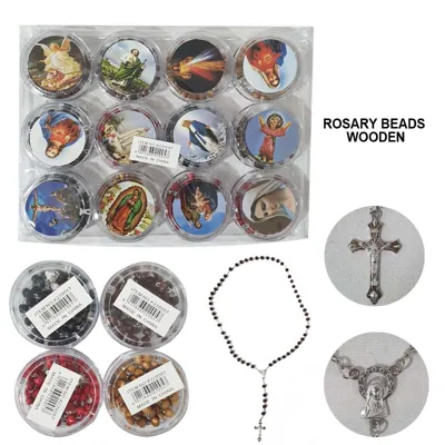 Religion Rosary Beads Wooden