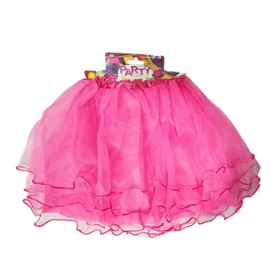 Party Tutu 3+1Layer Wavy 40cm Hot Pink