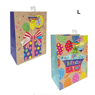 Gift Bag Birthday Present L: 26x32x10cm