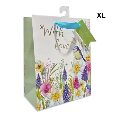 Gift Bag Blue Wren XL:33*45*12.7cm