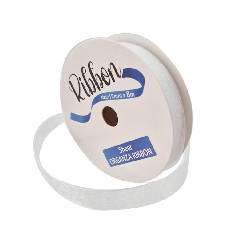 Ribbon Organza 15mmx8m White — photo 1 of 1
