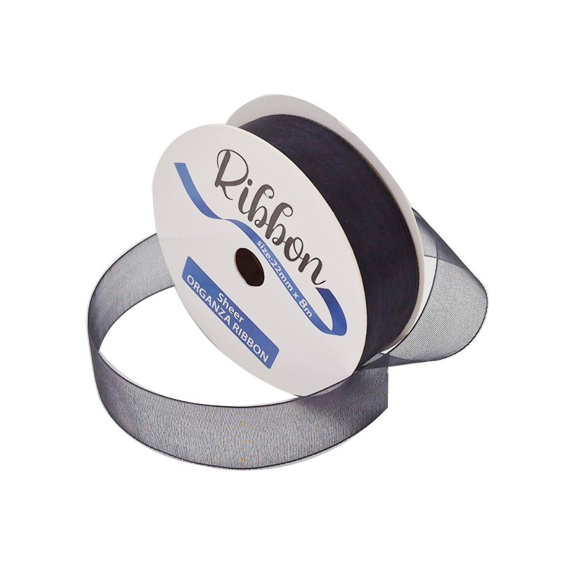 Ribbon Organza 22mmx8m Black — photo 1 of 1