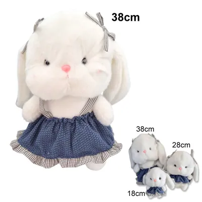 Plush Toy Bunny Blue Dress 38cm