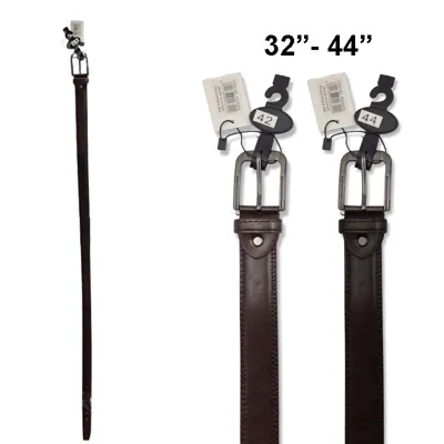 Faux Leather Belt 3.5cm 32-44"