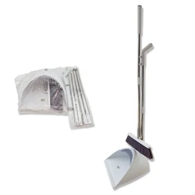 Clean Broom & Dustpan Heavy Duty