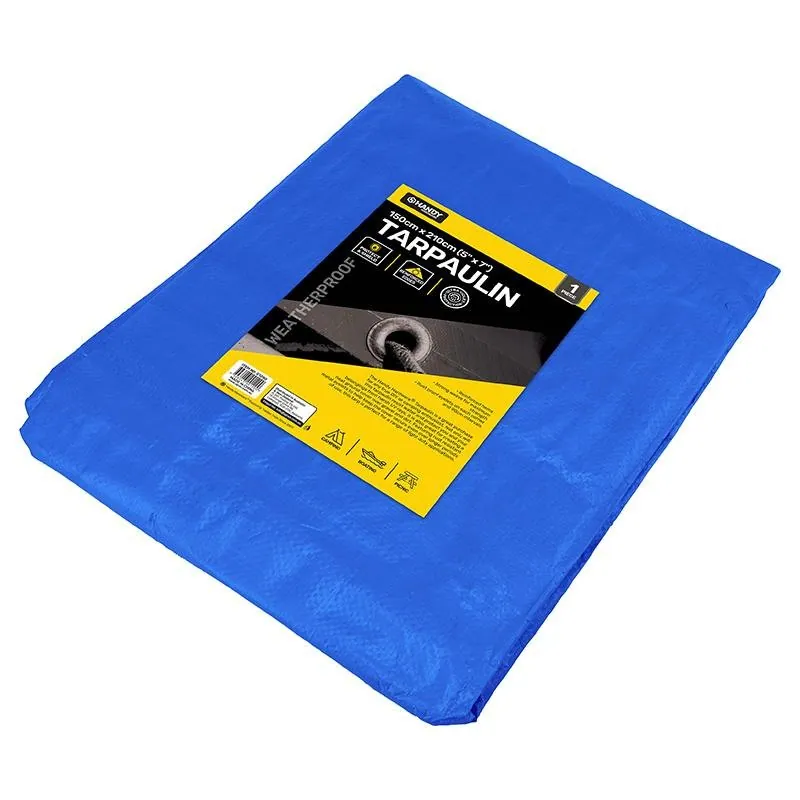 Tarpaulin Blue 80gsm 150cm X 210cm (5' X 7') – image 2