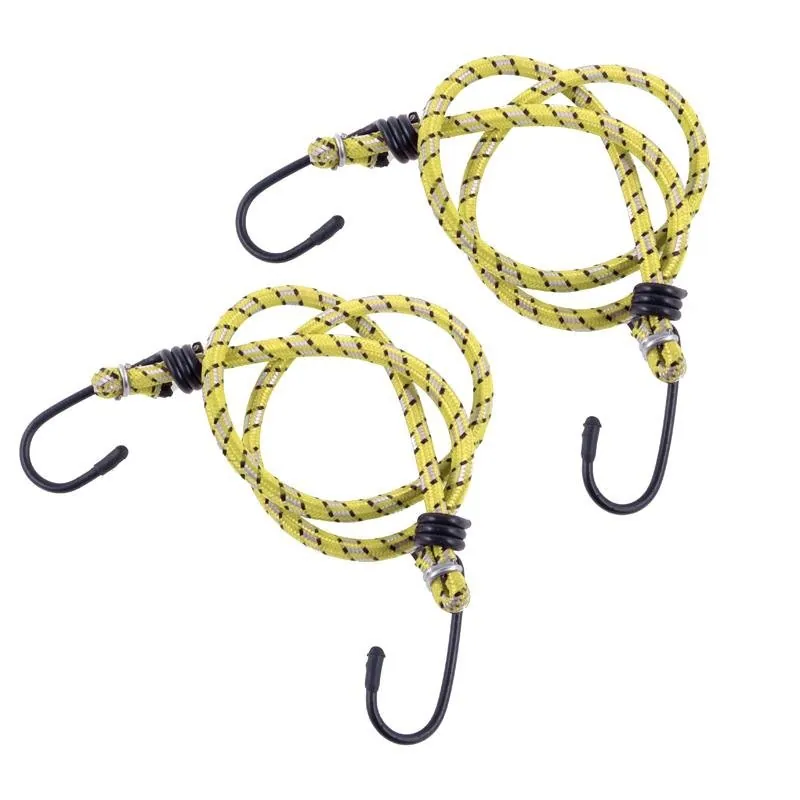 Bungee Cord Black & Yellow 121cm 2pc – image 2