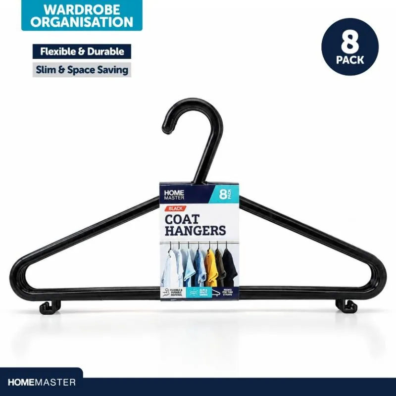 Coat Hanger 8pk Plastic – image 4