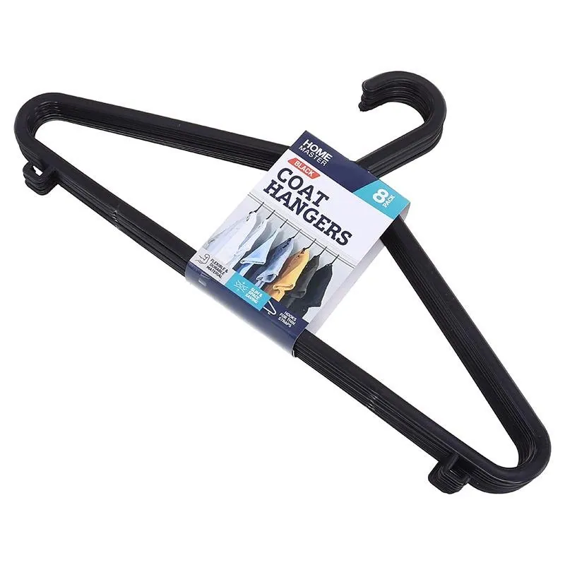 Coat Hanger 8pk Plastic – image 3