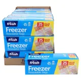 Kitchen Consumables Freezer Bags Snap Lock 25pk 17.5 Cm X 22 Cm – image 4
