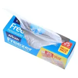 Kitchen Consumables Freezer Bags Snap Lock 25pk 17.5 Cm X 22 Cm – image 2