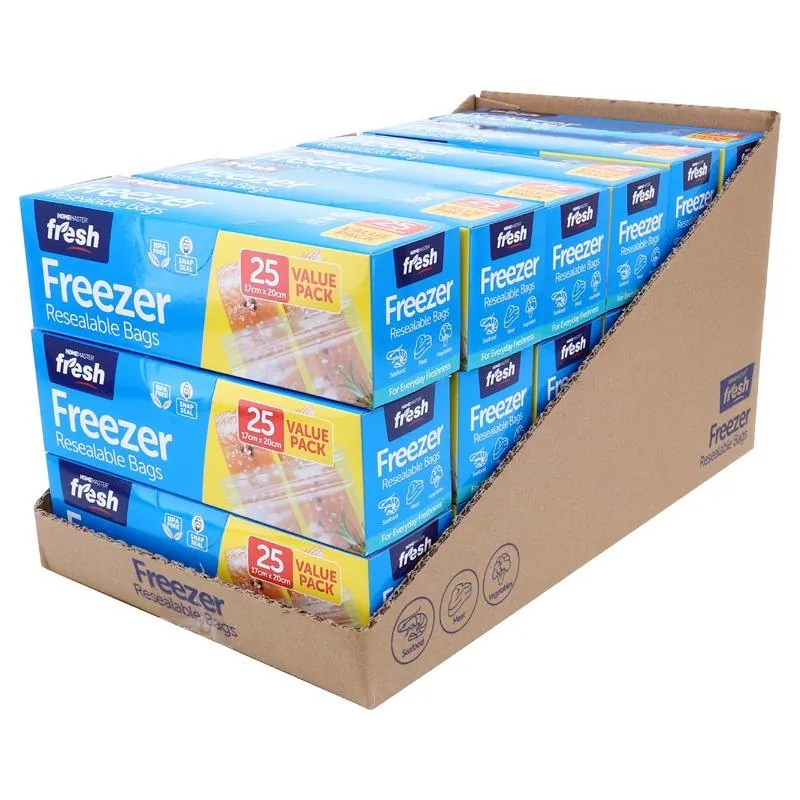Kitchen Consumables Freezer Bags Snap Lock 25pk 17.5 Cm X 22 Cm – image 3