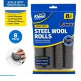 Steel Wool Rolls (Soap Free) - 8pk – image 4