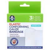 Conforming Gauze Bandages Non-Adhesive 3pk - Sizes: 7.5cm X 2m, 6cm X 2m, 5cm X 2m (4m Stretched) – image 2