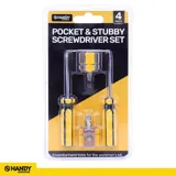 Screwdriver Set (Pocket & Stubby Size) 4pc – image 4