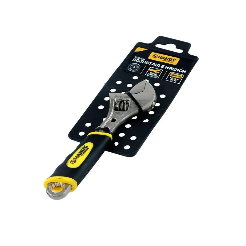 Wrench Adjustable Black & Yellow Soft Grip Handle 150mm – image 3