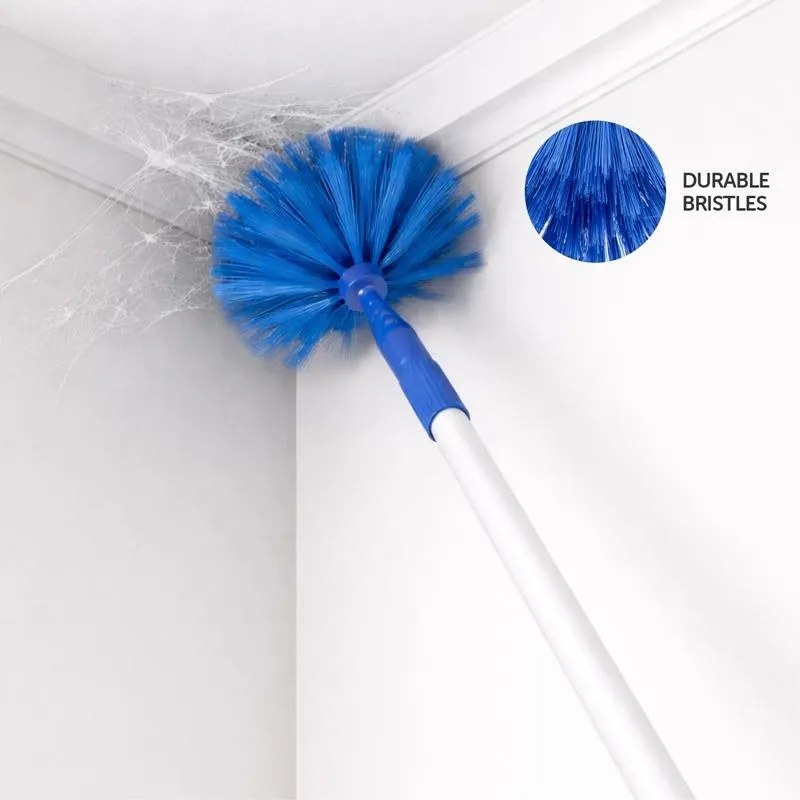 Halloween Cobweb Ceiling Brush with Telescopic Extendable Handle - Extends From (90cm - 165cm) – image 2