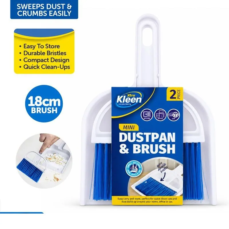Dustpan and Brush Set - 2pc - 18cm X 11.5cm – image 4