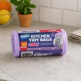 Garbage Bags Assorted Scents Kitchen Tidy 35l - 30pk - 58cm X 71cm - Lavender, Lemon, Lime – image 1