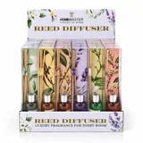 Reed Diffuser 50ml Glass Bottle with Bamboo Sticks - 6 Assorted Scents - Vanilla, Lavender, Jasmine, Sandalwood, Cinnamon & Lilly – image 4