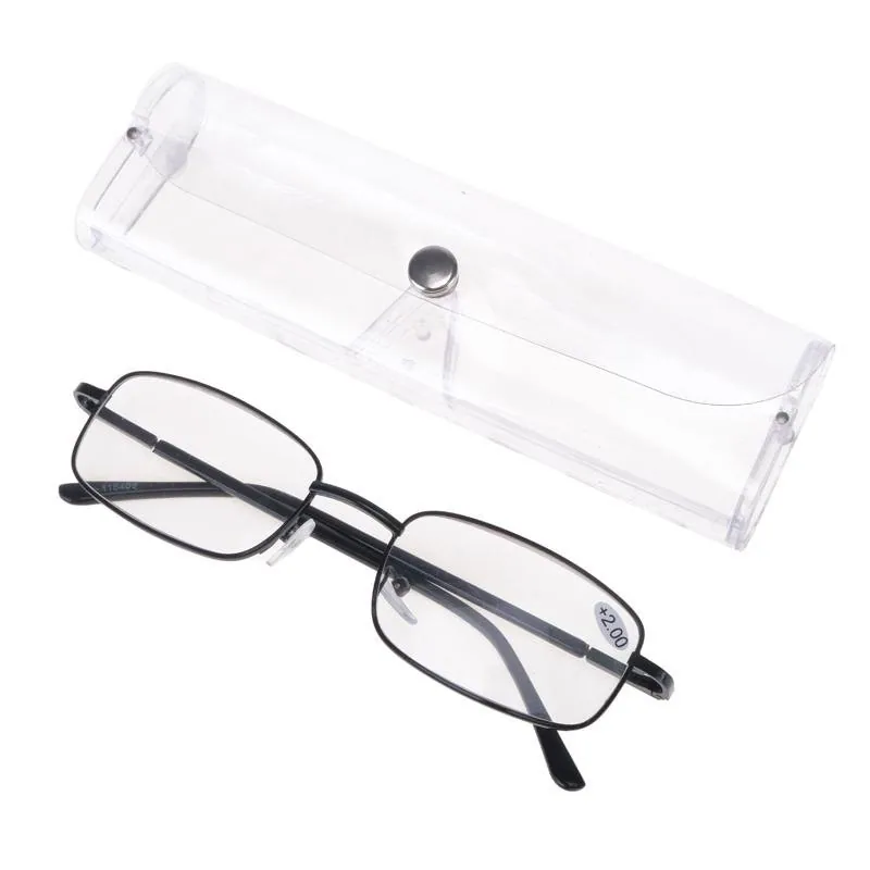 Reading Glasses Numbered with Case - Metallic Frame - Assorted Available Strengths +1 (2pc) +1.5 (4pc), +2 (5pc), +2.5 (5pc), +3 (4pc), +3.5 (2pc), +4 (2pc) – image 2