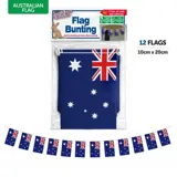 Australian Flag Bunting Size 10cm X 20cm 5m Length Includes: 12 Flags – image 2