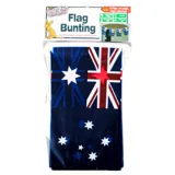 Australian Flag Bunting Size 10cm X 20cm 5m Length Includes: 12 Flags – image 1