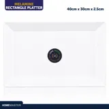 Melamine Platter Tray Rectangular 40cm X 30cm X 2.5cm - White – image 4