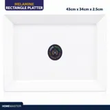 Melamine Platter Tray Ractangular 43cm X 34cm X 2.5cm - White – image 4