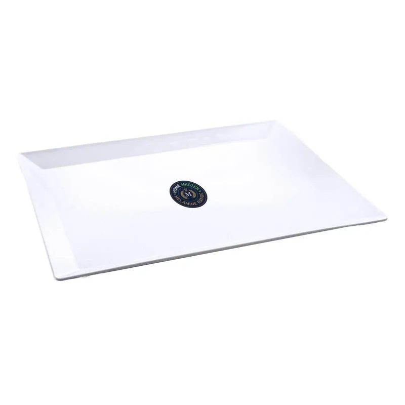 Melamine Platter Tray Ractangular 43cm X 34cm X 2.5cm - White – image 3