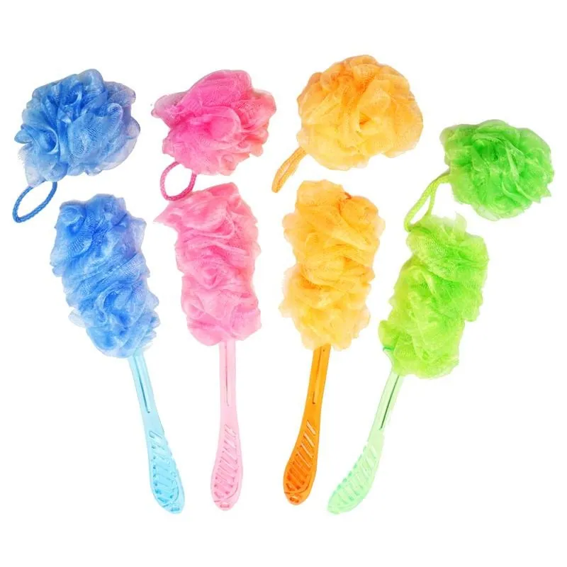 Body and Back Scrubber Combo - 4 Colours: Blue, Pink,Orange, Green – image 3