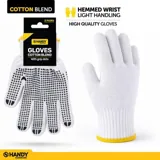 Gloves Cotton Non Slip 3pk – image 2