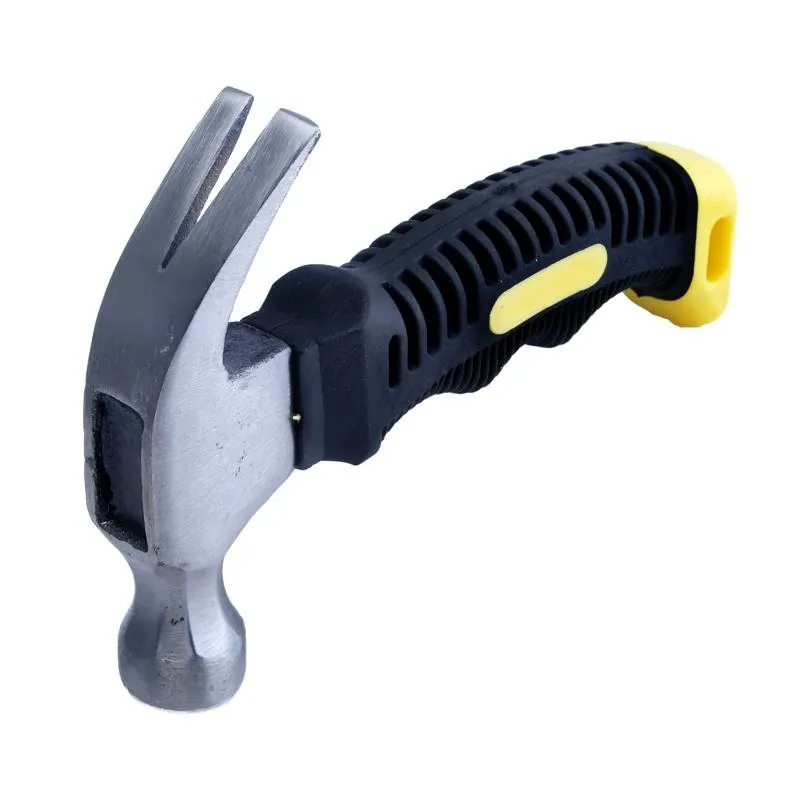 Hammer Stubby Claw Comfort Grip Handle Black & Yellow 160mm X 110mm - 12oz – image 2