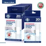 Bandage Strips Waterproof Clear 7.6cm X 1.9cm 20pk - Plastic (pe) – image 4