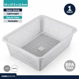 Basket Square 2 Assorted Colours (Grey & White) A4 34 X 27.5 X 11.5 – image 4