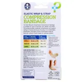 Elastic Wrap & Strap Compression Bandage - Multifunctional Knee, Elbow, Ankle Support - Assorted Sizes: Small, Medium, Large – image 2